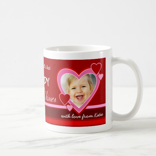Geschenk des Valentines Tages- Foto-Tasse - Vati Kaffeetasse (Rechts)