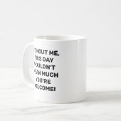 Geschenk des Vaters Kaffeetasse (Vorderseite Links)