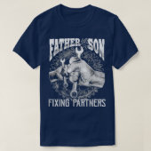 Geschenk des Vaters und des Sohn Mechanikers T-Shirt (Design vorne)