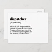 Geschenk des Versandhändlers, Polizei Postkarte (Vorne/Hinten)