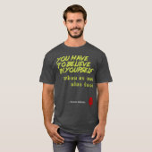 Geschenk des Zitats des Tages T-Shirt (Vorne ganz)