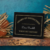 Geschenk! Die beste Barkeeper-Plaque der Welt Fotoplatte (Seite)