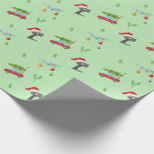 "Geschenk durch Drone" Geschenkpapier (Ecke)