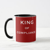 Geschenk eines Beauftragten für männliche Complian Tasse (Links)