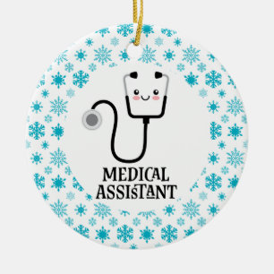 Geschenk eines medizinischen Assistenten Keramik Ornament