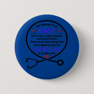  Geschenk eines medizinischen Notfalltechnikers. E Button