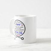 Geschenk eines medizinischen Notfalltechnikers. E Kaffeetasse (Vorderseite Links)
