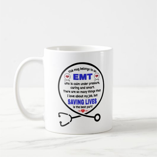  Geschenk eines medizinischen Notfalltechnikers. E Kaffeetasse (Links)