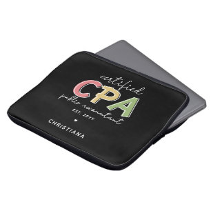 Geschenk eines personalisierten Wirtschaftsprüfers Laptopschutzhülle
