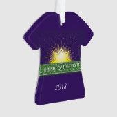Geschenk ersten Lichtes 2018 Ornament (Vorderseite)