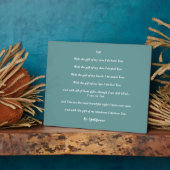 "GESCHENK" FOTOPLATTE (Seite)