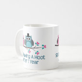 Geschenk für 1. Hochzeitstag-Schrei Kaffeetasse (Vorderseite Links)