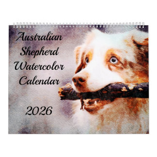 Geschenk für 2026 Australian Shepherd Cattle Dogs  Kalender