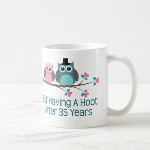 Geschenk für 35. Hochzeitstag-Schrei Kaffeetasse