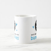 Geschenk für 36. Hochzeitstag-Schmetterling Kaffeetasse (Mittel)