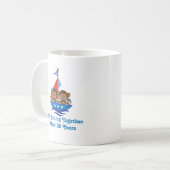 Geschenk für 38. Hochzeitstag-Schrei Kaffeetasse (Vorderseite Links)