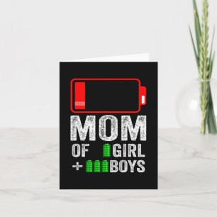 Geschenk für 3 Jungen und 1 Mädchen von Kindern zu Karte