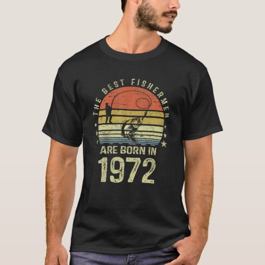 Geschenk für 50 Jahre alt: Fischer 1972 50. T-Shirt (Vorderseite)
