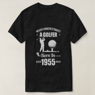 Geschenk für 65 Jahre Golfer Golf 1955 65. Birthda T-Shirt