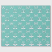 Geschenk für Abschluss der Creative Law School Geschenkpapier (Flach)