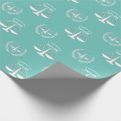 Geschenk für Abschluss der Creative Law School Geschenkpapier (Ecke)