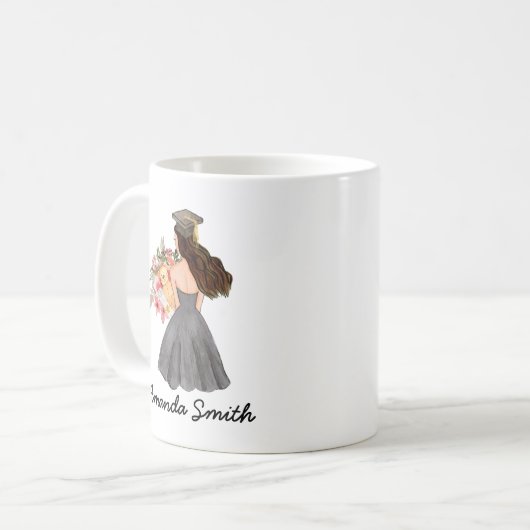 Geschenk für Abschluss Kaffeetasse (Vorderseite Links)