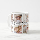 Geschenk für Abuela | Entenkinder - FotoCollage Kaffeetasse (Vorderseite Links)