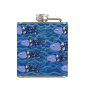 Geschenk für Angelfreunde Flachmann (Rückseite)