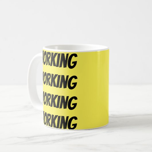 Geschenk für Arbeitsbüros Kaffeetasse (Vorderseite Links)