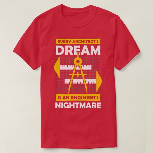 Geschenk für Architekturberufe T-Shirt (Design vorne)