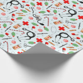 Geschenk für Ärzte Geschenkpapier (Ecke)