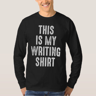 Geschenk für Autoren & Schriftsteller Dies ist me T-Shirt