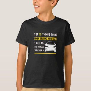 Geschenk für Autoverkäufer, der Autos liebt T-Shirt