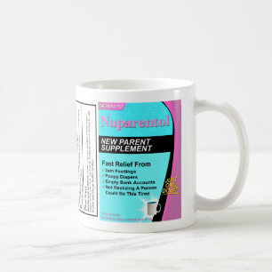 Geschenk für Babydusche: Nuparentol - Die neue Ta Kaffeetasse