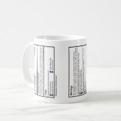 Geschenk für Babydusche: Nuparentol - Die neue Tas Kaffeetasse (Vorderseite Links)