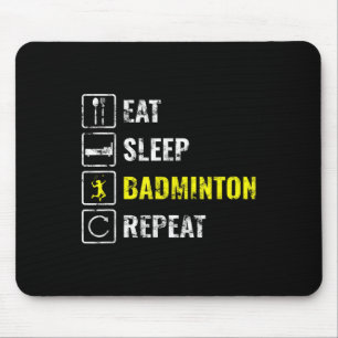 Geschenk für Badmintonspieler Mousepad