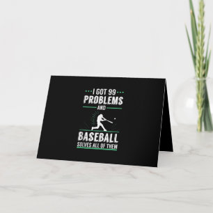 Geschenk für Baseballfans Karte