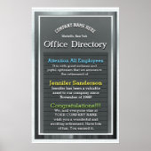 Geschenk für benutzerdefinierte Altersvorsorge Poster (Vorne)