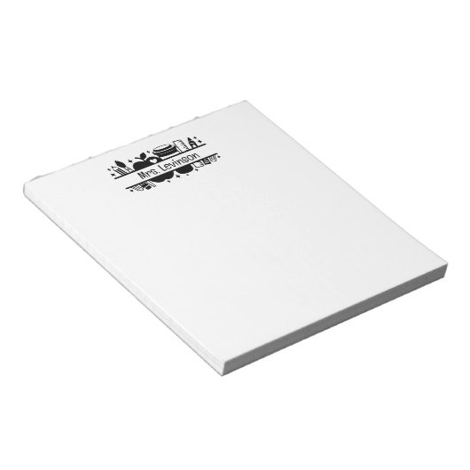 Geschenk für benutzerdefinierte Notepad-Lehrer Notizblock (angewinkelt)