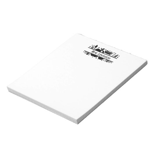 Geschenk für benutzerdefinierte Notepad-Lehrer Notizblock (Rotiert)