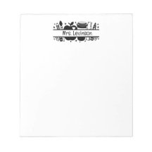 Geschenk für benutzerdefinierte Notepad-Lehrer