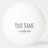 Geschenk für benutzerdefinierte Soundwave-Design Tischtennisball (Vorderseite)