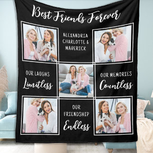Geschenk für beste Freundinnen Freundschaftsgedich Fleecedecke
