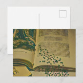 Geschenk für Bibliotheksliebhaber Postkarte (Vorne/Hinten)