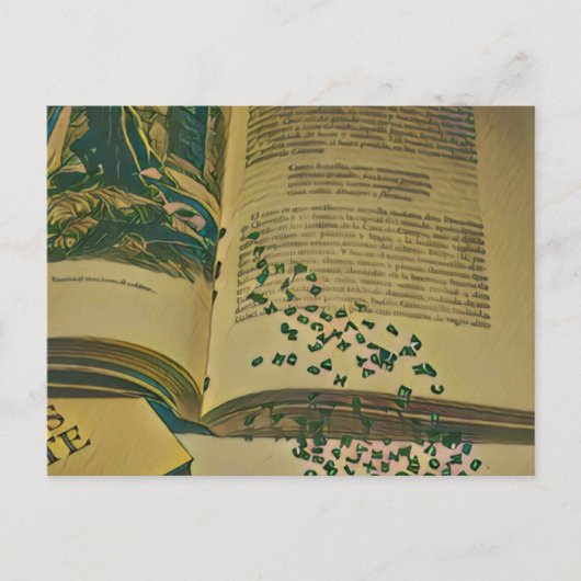 Geschenk für Bibliotheksliebhaber Postkarte (Vorderseite)