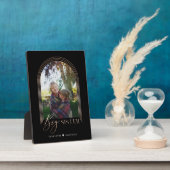 Geschenk für Big Sister Elegante Arch Foto Keepake Fotoplatte (Seite)