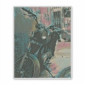 Geschenk für Biker Aufkleber (Vorderseite)