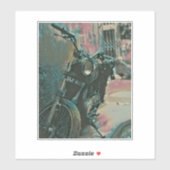 Geschenk für Biker Aufkleber (Blatt)