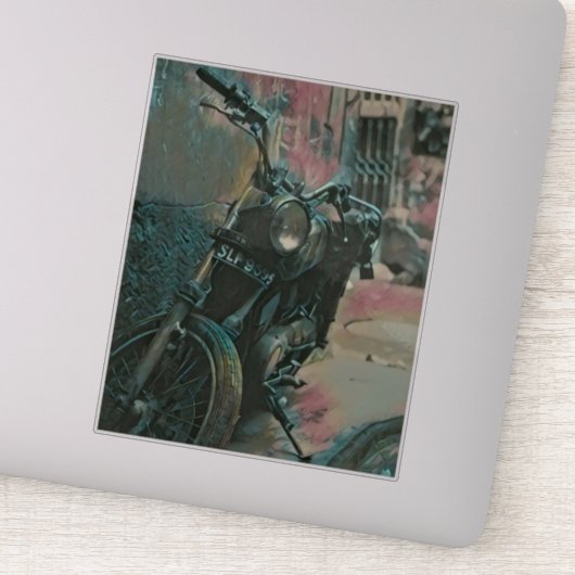 Geschenk für Biker Aufkleber (Detail)