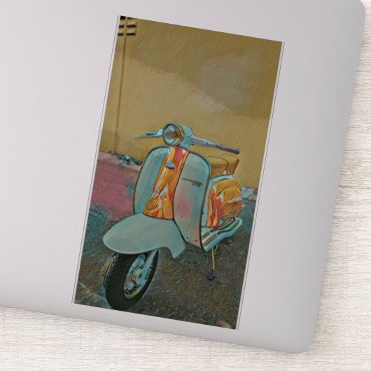 Geschenk für Biker Aufkleber (Detail)